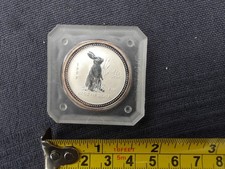 Australian 1/2 Oz 999 Silver Luna Series 1999  Year of the Rabbit