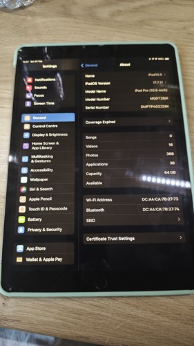 Apple ipad pro 2017 64gb - ipad,