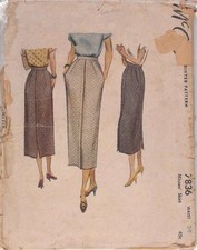 Vintage Jumpsuit in Two Versions Sewing Pattern M7836 Size 24"