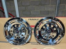 22.5" Universal Rear Wheel Trim Covers S.Steel