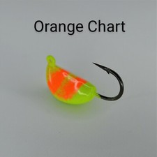 5pk Tog Jigs / Sheepshead Jigs, Tautog, Porgy, banana, Orange/Chart 1/8oz - 3oz