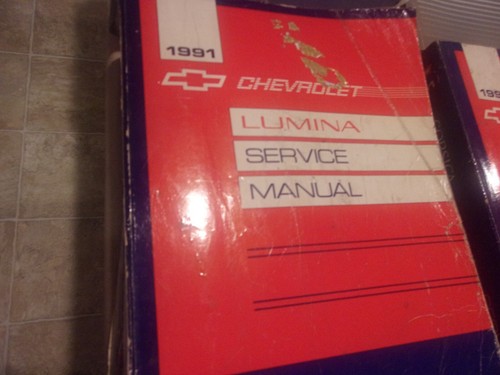 1991 chevrolet lumina - 1991, service