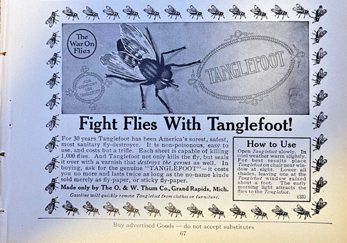 1914 advertisement fight flies - 1914,