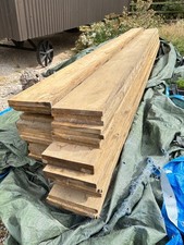 Reclaimed Antique Pitch Pine Wooden Floor Boards  need a final sand.