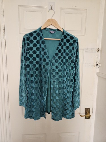 Michele hope teal green velvet - teal,