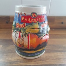 Budweiser 1996 Budweiser Frog Stein Mug Brewery Specific Series Man Cave