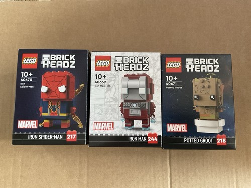 Lego marvel brickheadz triple - brickheadz,