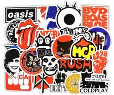 Rock stickers lot - uk,