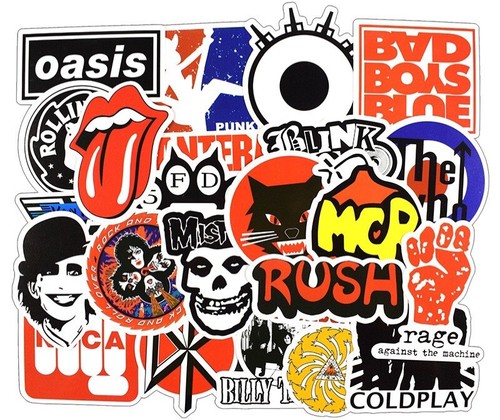Rock stickers lot heavy - uk,