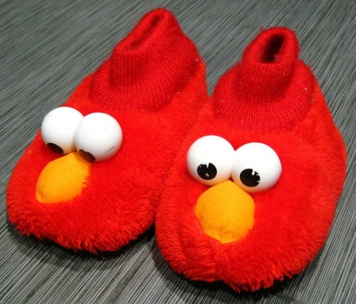 Sesame street elmo plush - street, red