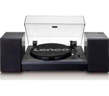 Lenco LS300BK V2 Turntable & Hi Fi Speaker System With Bluetooth #1