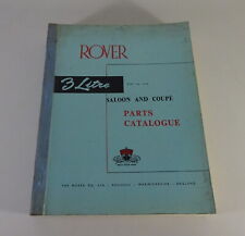 Parts catalogue / spare parts