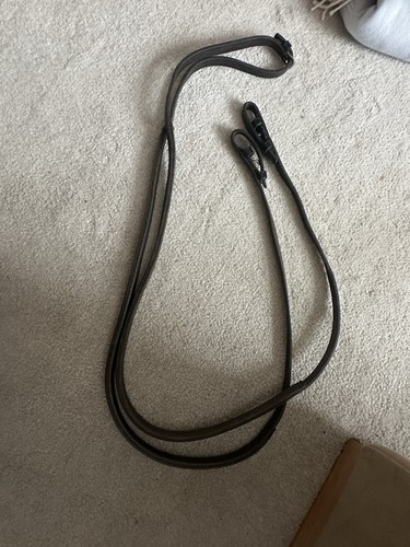 Half rubber cob english reins - half,