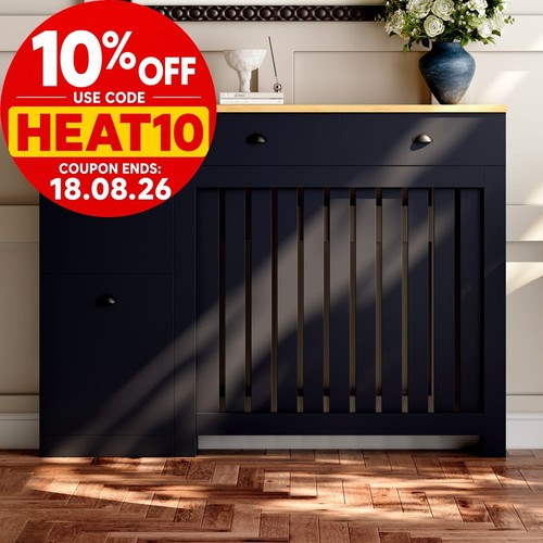 Radiator cover black modern - radiator,