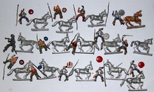 25mm minifigs dark ages early medieval east europe steppes  white metal wargames
