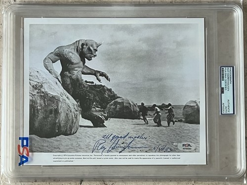 Ray harryhausen signed promo - ray,