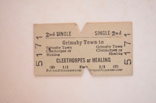 Railway ticket brb - ticket, grimsby