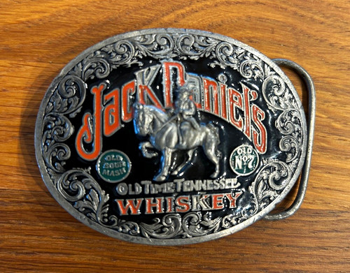 Jack daniels metal belt buckle - jack,