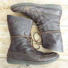 Camper Brown Leather Faux Fur