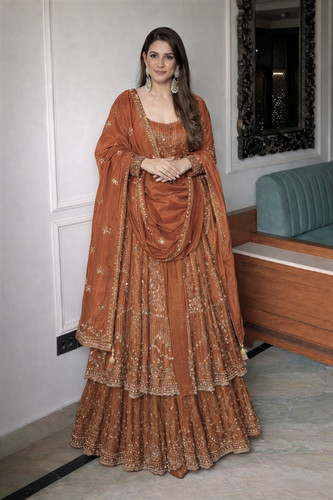 Crunchy dress salwar kameez - dress,