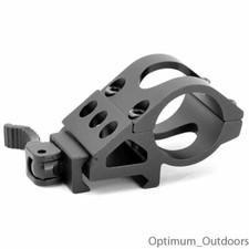 QD 1" 25mm Offset Rifle Flashlight Torch Laser Mount 20mm Weaver Picatinny Rail 