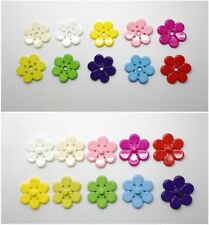 2 sets LARGE FLOWER SEW-ON