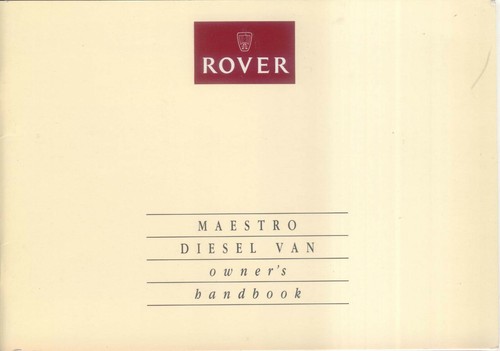 Rover maestro diesel 500 700 - rover,