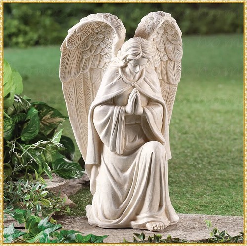 Praying angel memorial garden - praying,