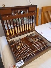 VINTAGE HIGH QUALITY BEDFORD SILVER PLATE EPNS OLD ENGLISH CANTEEN CUTLERY