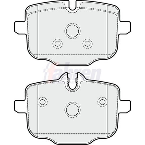Brake pads set for bmw - pads,
