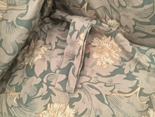 MULTIYORK ARMCHAIR COVER WILLIAM MORRIS CHRYSANTHEUM TOILE FABRIC