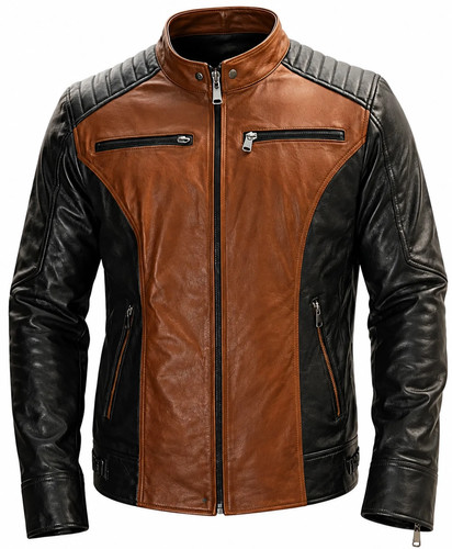 Mens black brown - brown, genuine