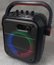 JYX-66Pro Portable Bluetooth RGB Karaoke Machine & Speaker with 2x Wireless Mics