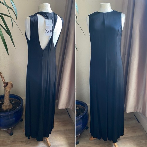 Zara size black satin - size, 8-10