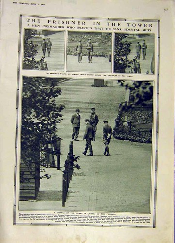 Old vintage print prisoner - old,