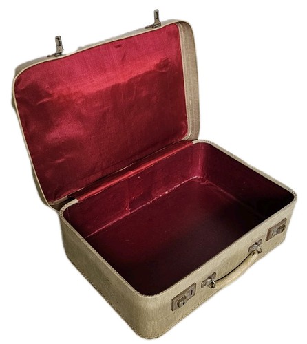 Vintage suitcase cream - vintage,