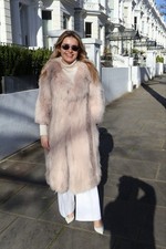 Preowned knitted long - pink, fox