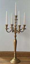 Candelabra 5 Arm 80cm Brushed Gold