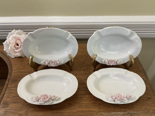 Dresden porcelain ash trays - 4,