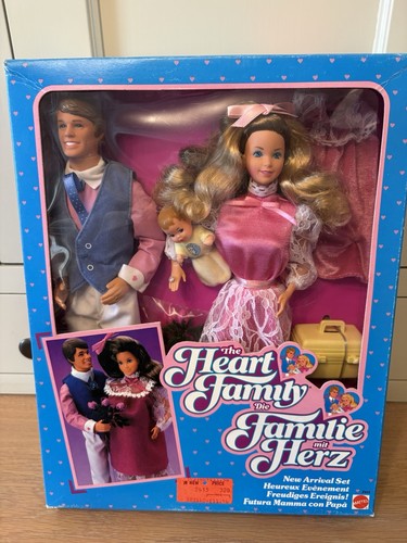 Mattel barbie heart family new - family,