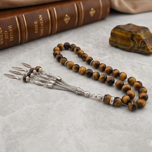 Big tiger eye beads tasbih - big,