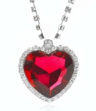 TITANIC HEART OF THE OCEAN Red