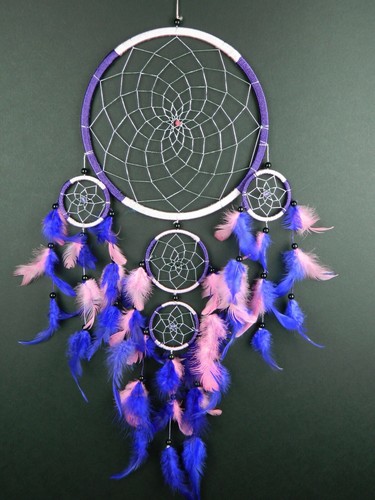 Large dream catcher pink - large,