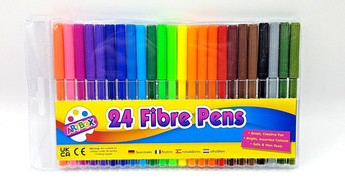Felt tip pens fine fiber - fine,