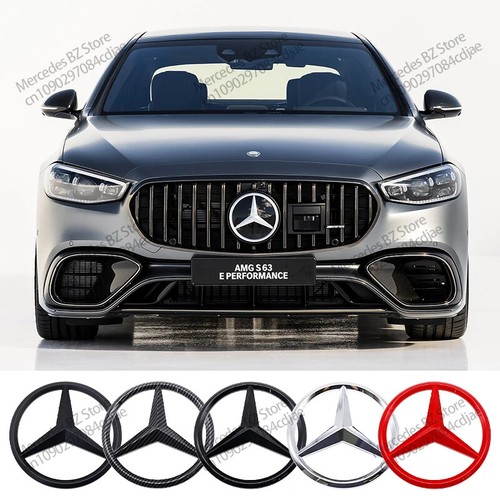 Abs car front grille - grille, badge