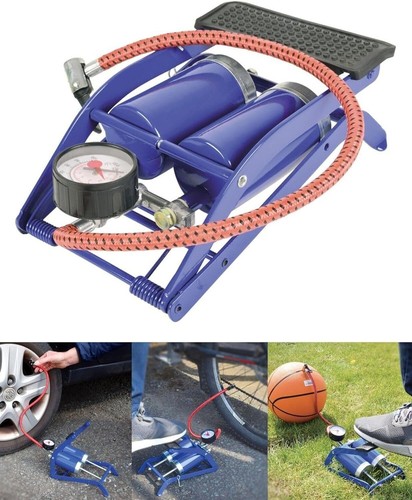 Twin barrel foot pump - twin,