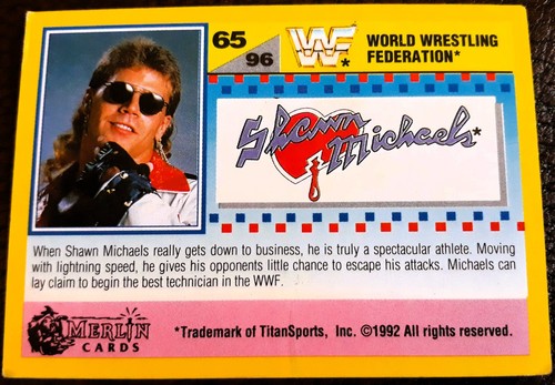 Wwf summer slam 1992 cards - slam,