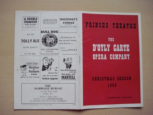 Programme theatre opera the - theatre,