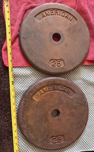 Vintage american pair - 25, lb