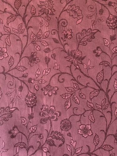 Red colour floral thick